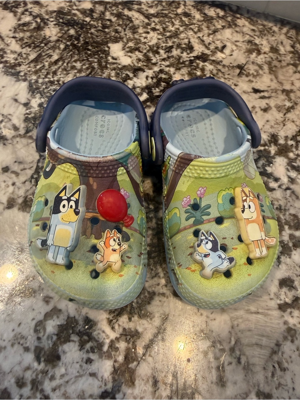 Toddler bluey crocs 6